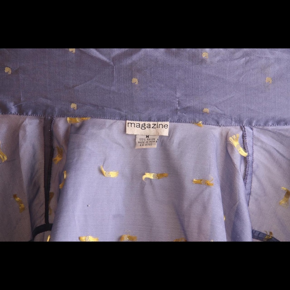 Magazine Button Down Top - Picture 5 of 5